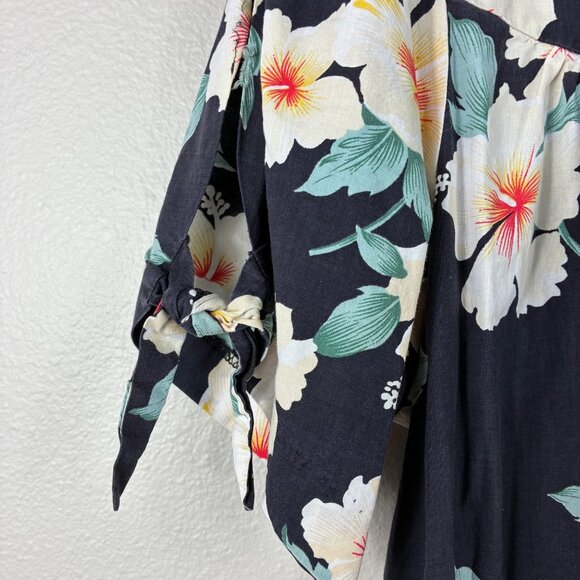 VTG 60s/70s Malihini Hawaii Floral Hawaiian Dress Size Small Coastal - Picture 5 of 10
